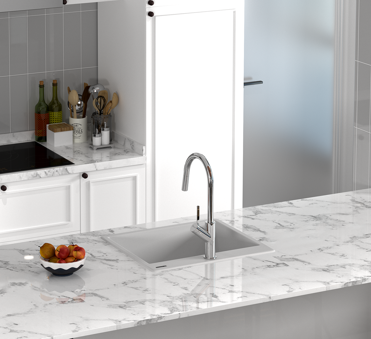Kitchen Faucet Ponte Nickel - Konox Việt Nam