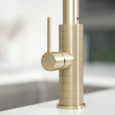 Vòi rửa bát dây rút Konox Venice Gold