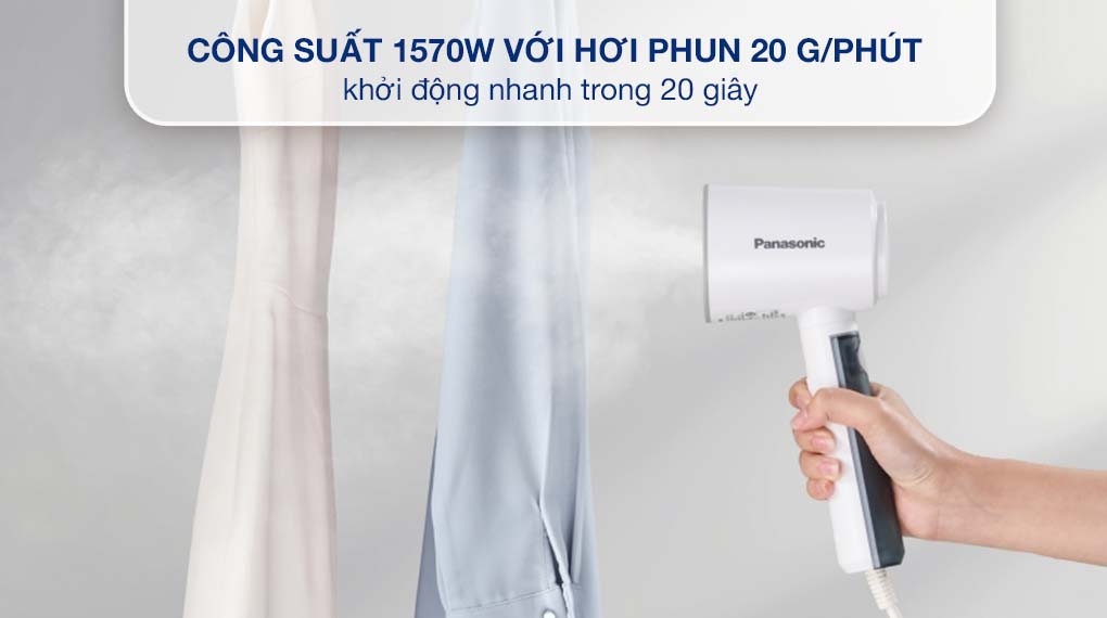 Bàn ủi hơi nước cầm tay Panasonic NI-GHD015WRA 1300 - 1570W - Công suất