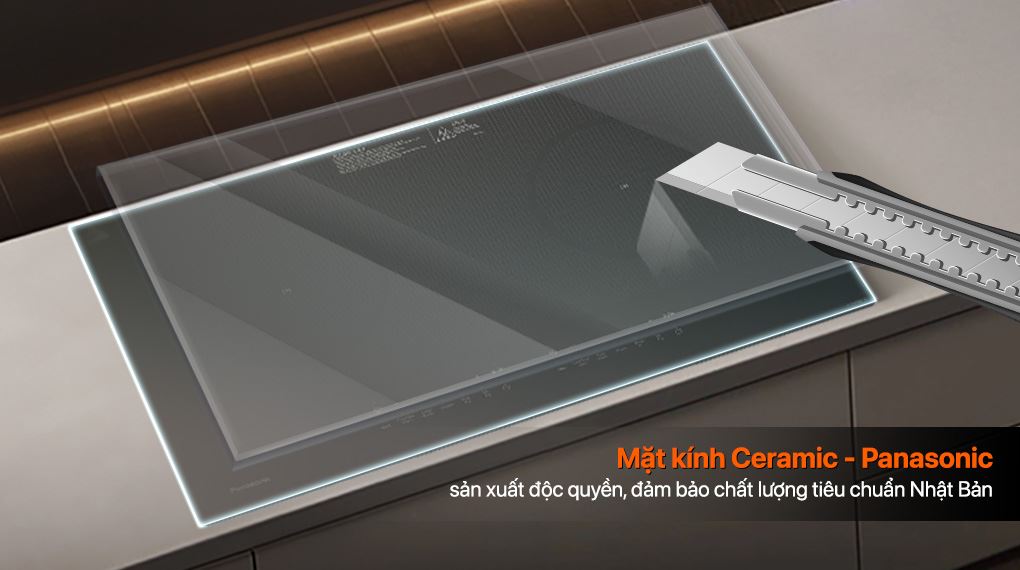 Bếp từ đôi lắp âm Panasonic KY-H1WZ70KRA - Mặt kính