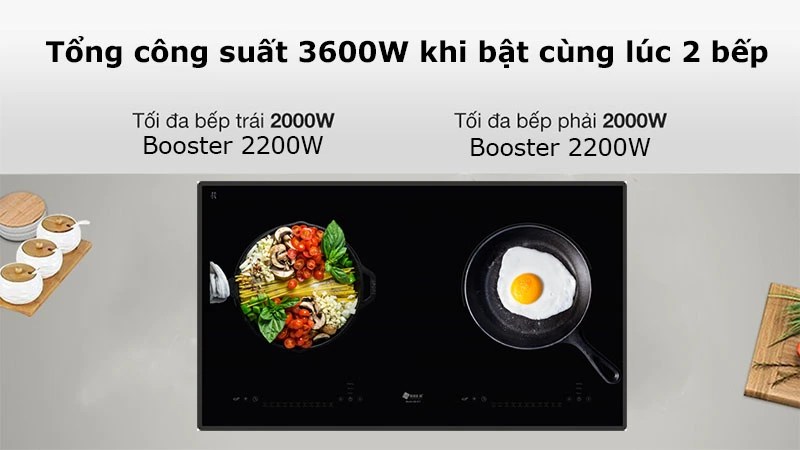 Bếp từ đôi Arber AB-677 - Hàng chính hãng