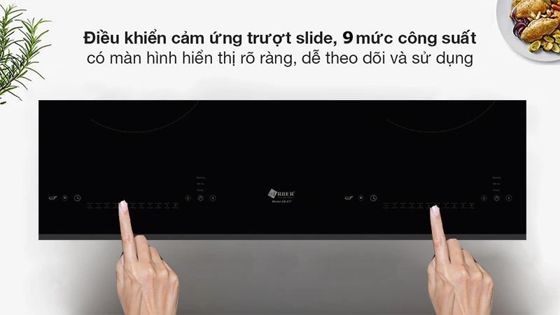 Bếp từ đôi Arber AB-677 - Hàng chính hãng