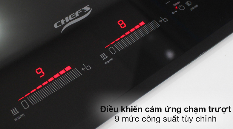 Dễ dùng - Bếp từ đôi Chef's EH - DIH888
