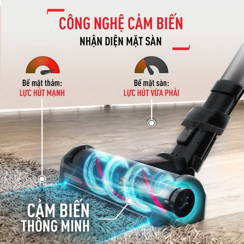 Máy hút bụi không dây Tefal X-Force Flex 13.6 TY9AD2WO - Công nghệ chống rối