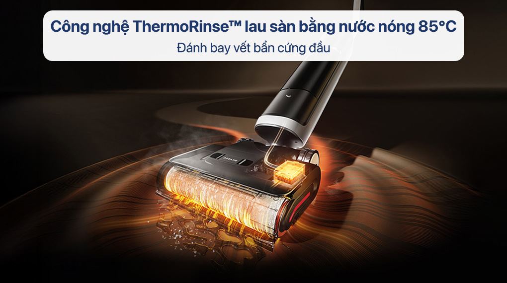 Lau sàn bằng nước nóng - Máy hút bụi lau nhà Dreame H15 Pro Heat