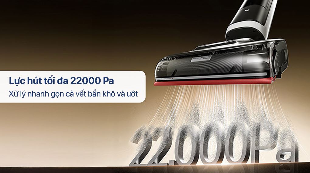 Lực hút - Máy hút bụi lau nhà Dreame H15 Pro Heat