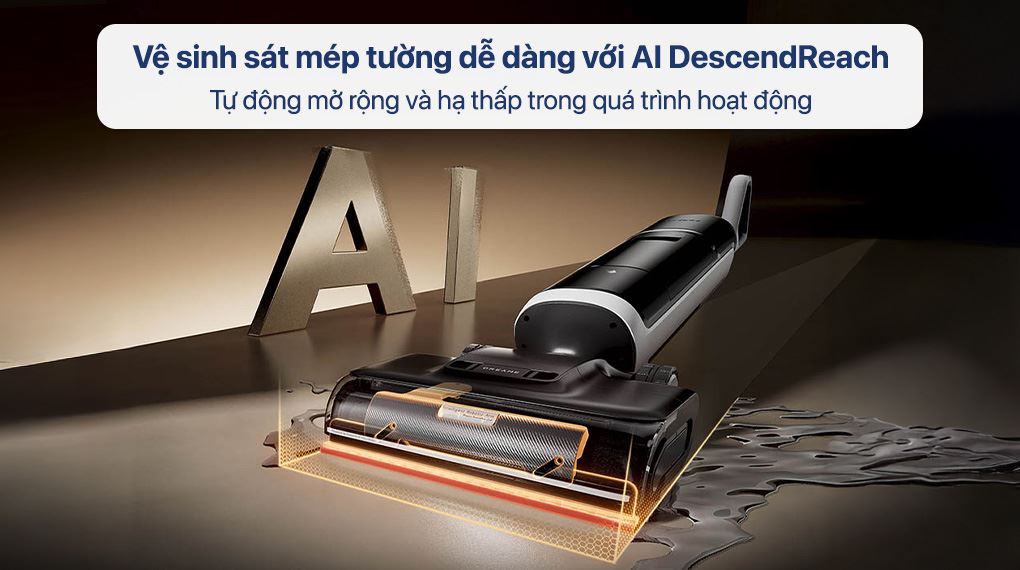 Cánh tay cơ học - Máy hút bụi lau nhà Dreame H15 Pro Heat