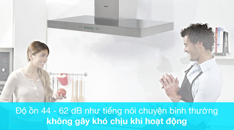 Hoạt động êm ái - Máy hút mùi áp tường Hafele HH-WI90B (539.81.175)