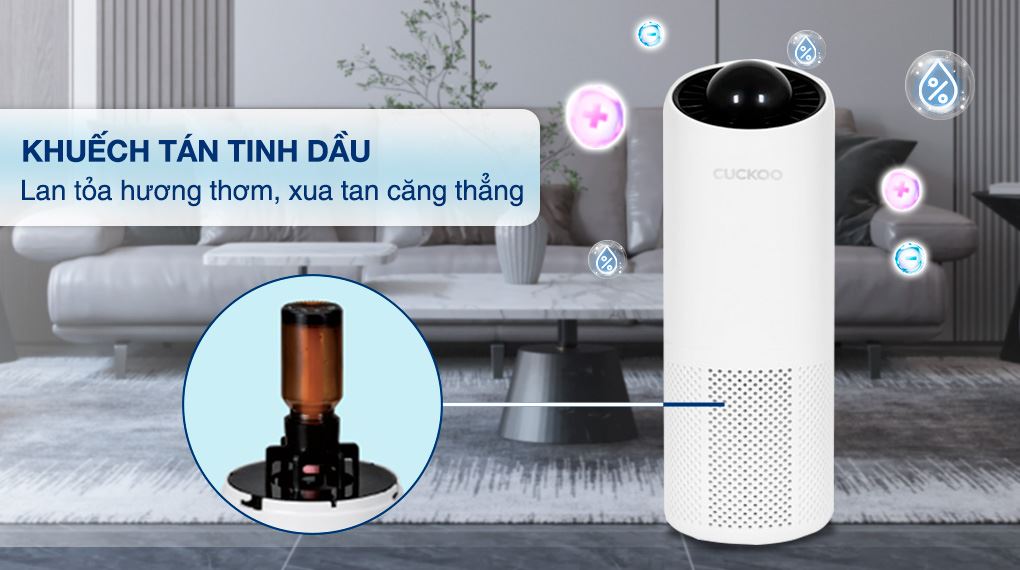 Máy lọc không khí Cuckoo CAC-AG0110FW/WHCKV 5W - Khuếch tán tinh dầu