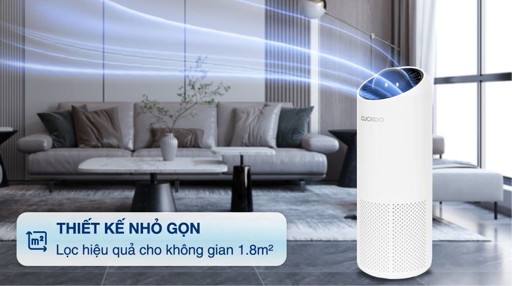 Máy lọc không khí Cuckoo CAC-AG0110FW/WHCKV 5W - Thiết kế