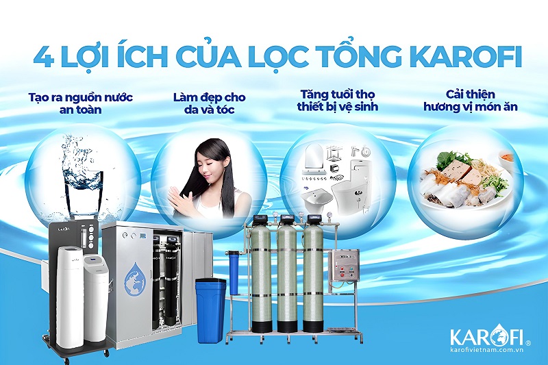 lọc nước tổng đầu nguồn Karofi KTF - 333C