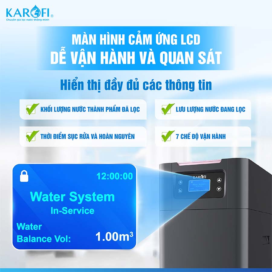 Lọc tổng trung tâm cao cấp Karofi KTF-P01