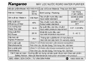 Máy lọc nước RO Hydrogen Kangaroo 11 lõi KG11K5-H1G