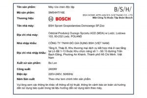 Máy rửa chén độc lập Bosch SMS4HTI16E