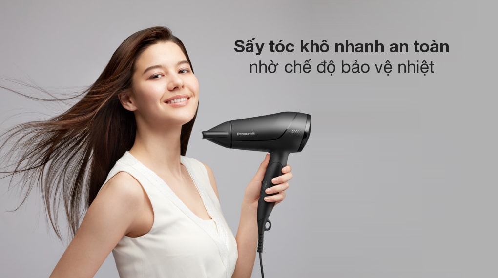 Máy sấy tóc Panasonic EH-ND65-K645 - Sấy tóc khô nhanh an toàn