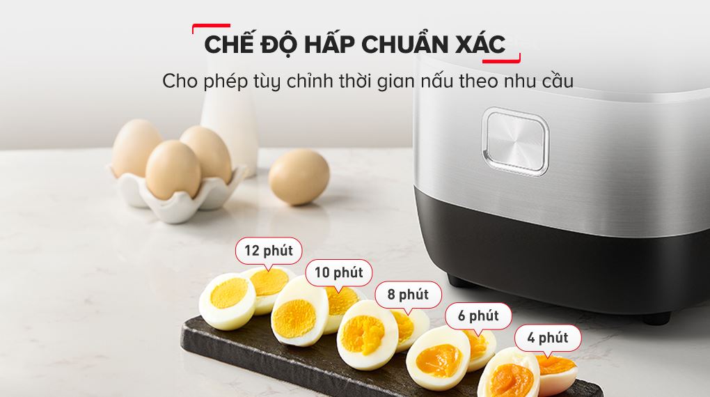 Chế độ hấp - Nồi cơm cao tần Tefal Rice Master Max 1.8 lít RK819868