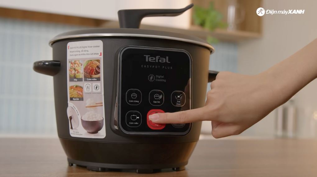 Bảng điều khiển - Nồi cơm điện tử Tefal 1.8 lít RK1088Y0