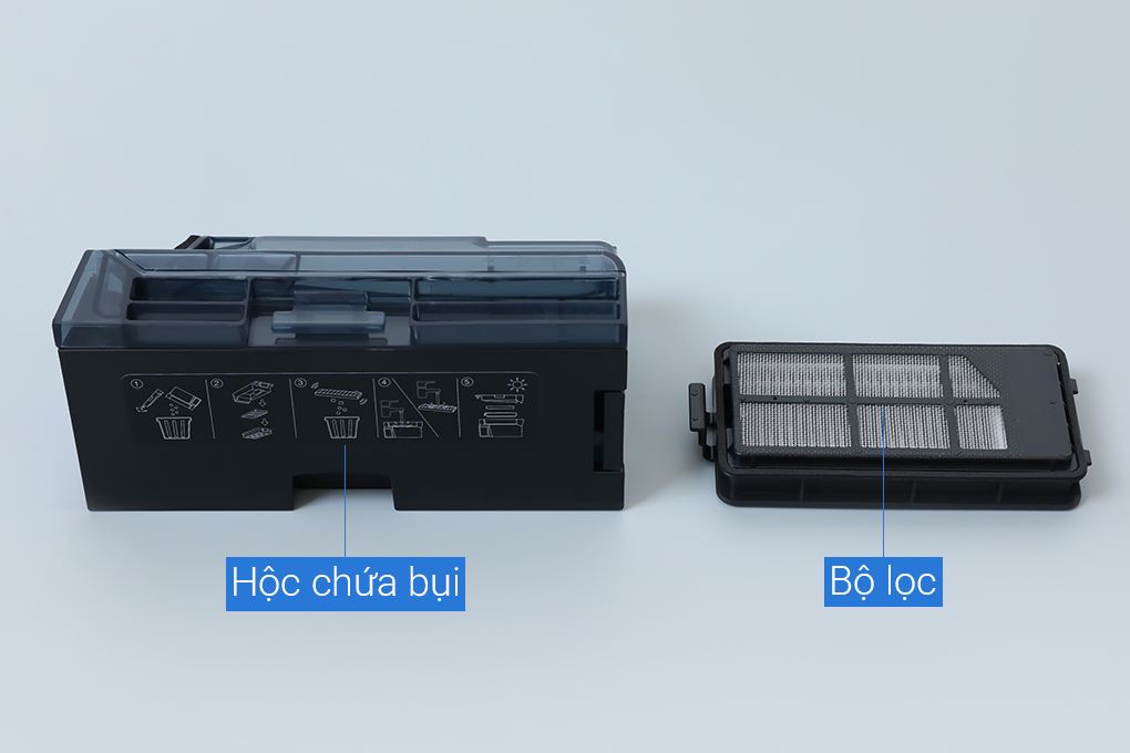 Robot hút bụi lau nhà Ecovacs Deebot T90 PRO OMNI - Trắng - Bộ lọc dễ tháo rời
