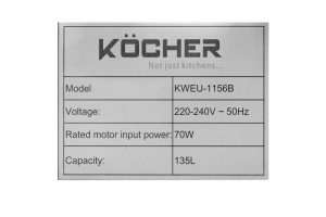 Tủ rượu vang Kocher 54 chai KWEU-1156B