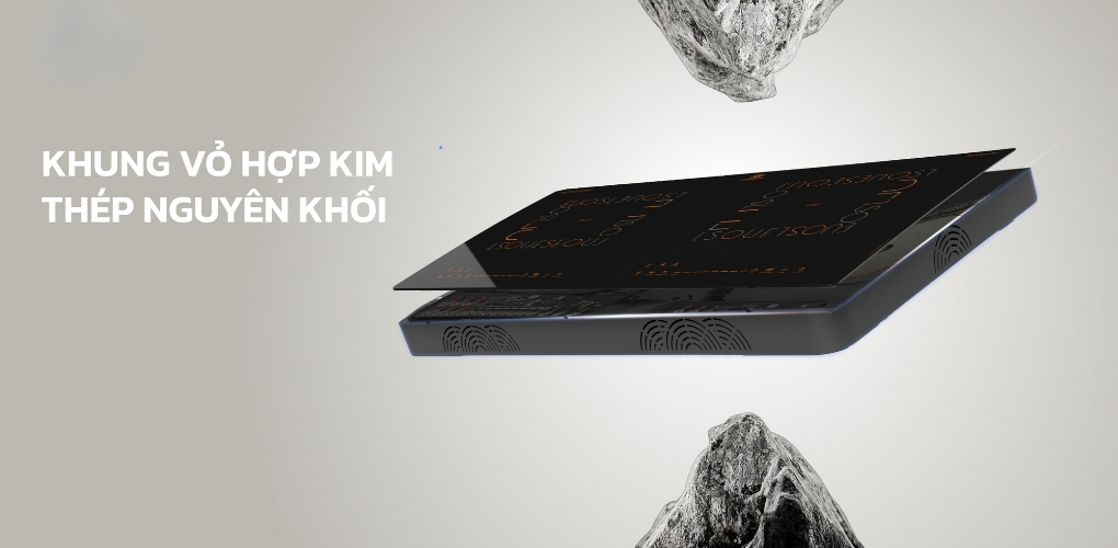 Bếp từ đôi âm Hawonkoo CEH-288 5200W - Thiết kế