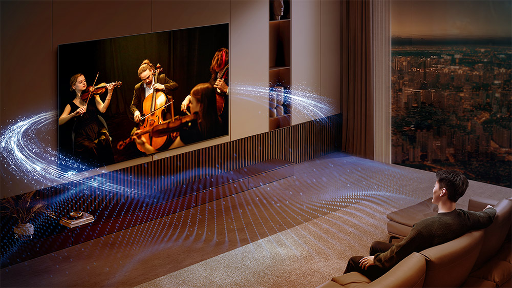 Hệ thống âm thanh Hi-Fi ONKYO 2.0 Tivi TCL QD-Mini LED 4K 85 Inch 85A400M