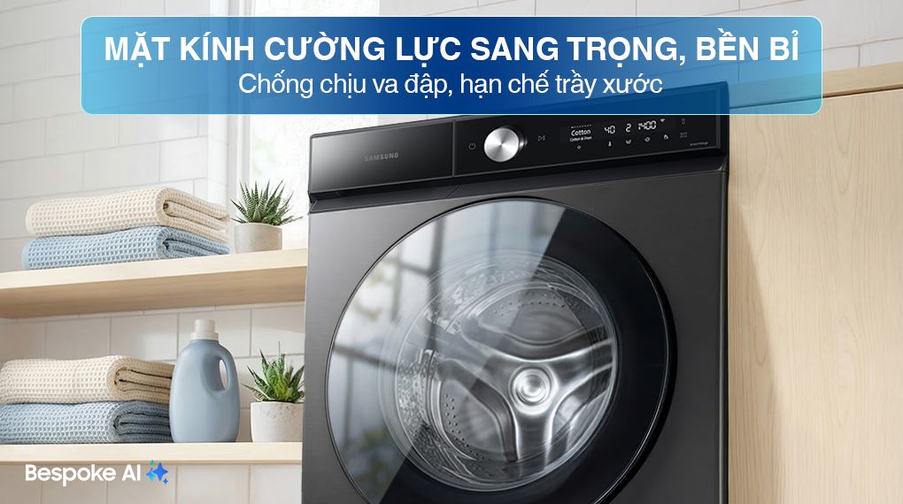Máy giặt Samsung Bespoke AI Inverter 14 kg WW14BB944DGBSV - Thiết kế