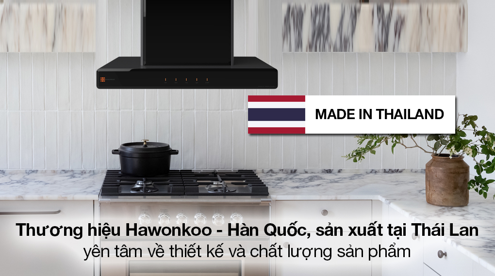 Máy hút mùi âm tủ Hawonkoo HRH-702 - Thương hiệu - Xuất xứ