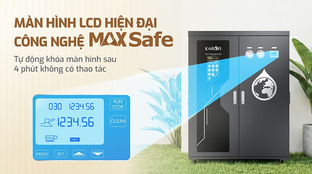 Máy lọc tổng đầu nguồn Karofi KTF-552 ECO - Bảng điều khiển