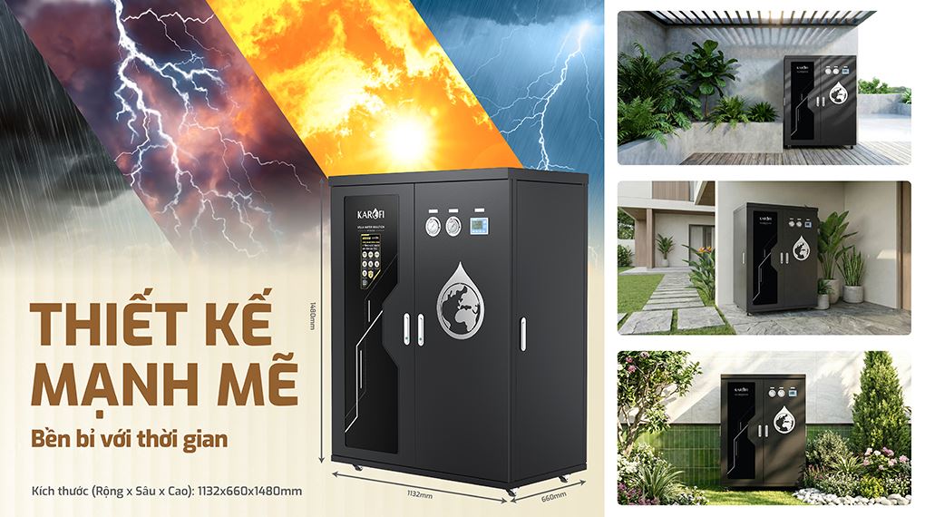 Máy lọc tổng đầu nguồn Karofi KTF-552 ECO - Thiết kế