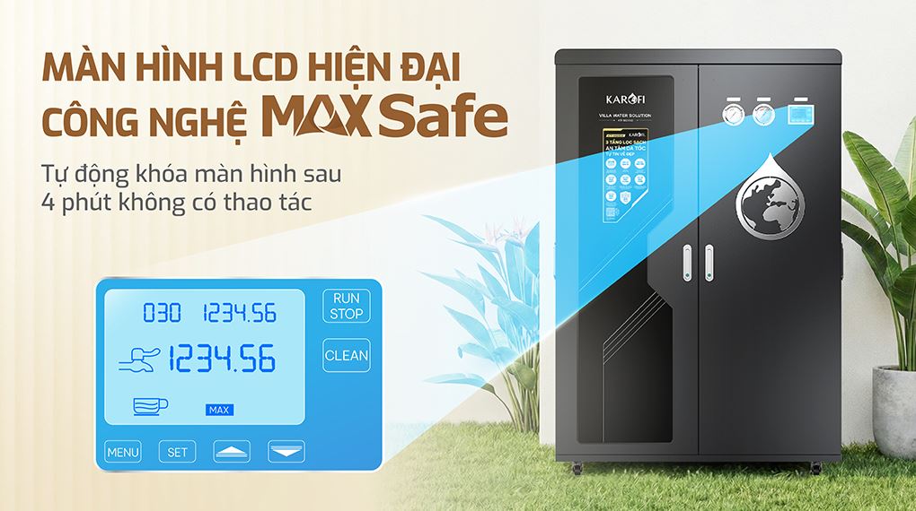 Màn hình - Máy lọc tổng đầu nguồn Karofi KTF-662 ECO