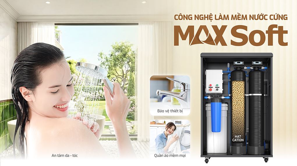 Max Soft - Máy lọc tổng đầu nguồn Karofi KTF-662 ECO