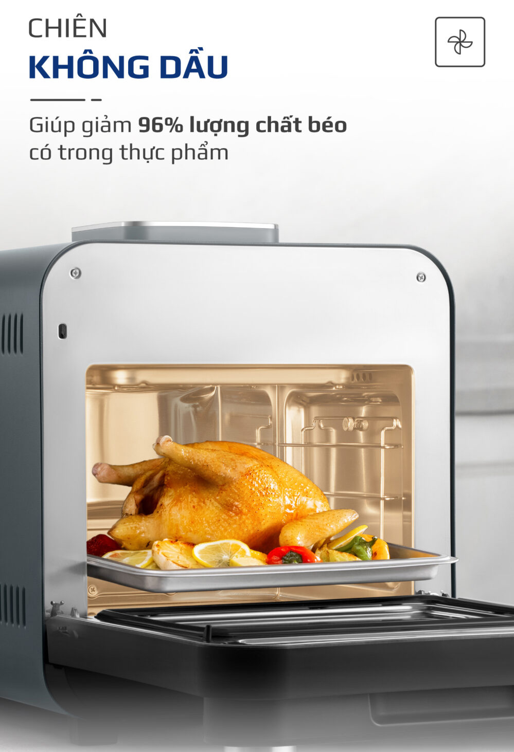 nồi chiên hơi nước Olivo 