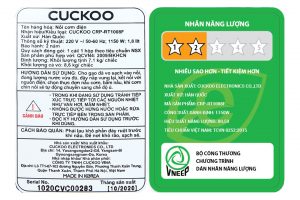 Nồi cơm điện tử áp suất Cuckoo 1.8 lít CRP-RT1008F