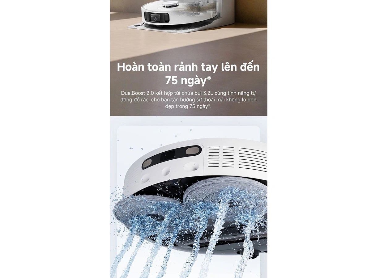 Robot hút bụi lau sàn 