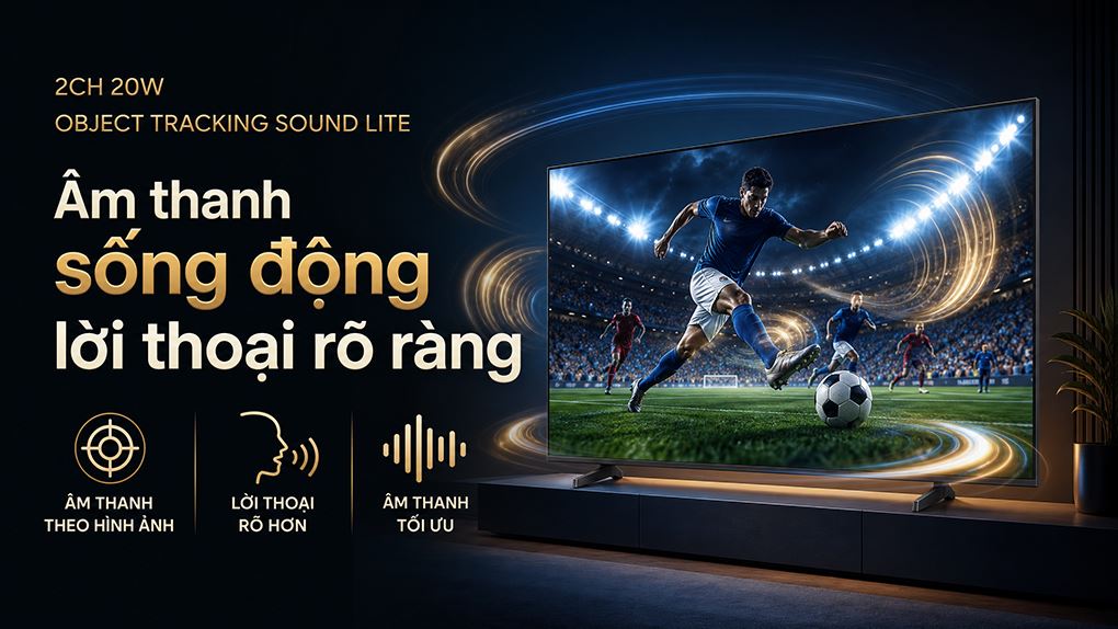 Smart Tivi Mini LED Samsung AI 4K 100 inch UA100M90H - Công nghệ âm thanh