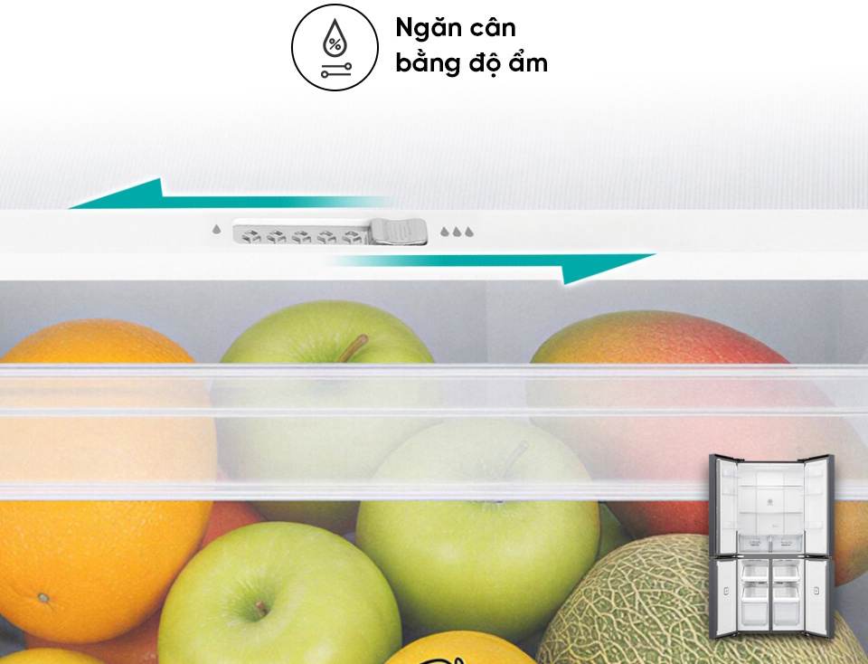 Tủ lạnh Hisense 460 lít RQ465N5ES
