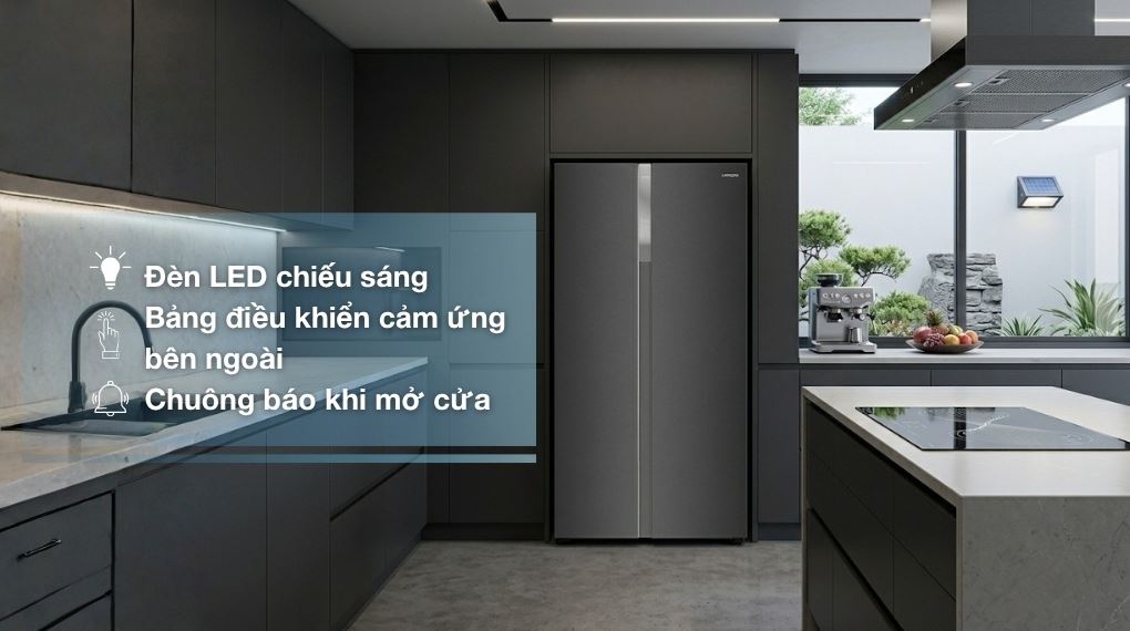 Tiện ích - Tủ lạnh Hitachi Inverter 532 lít Side By Side HRSN9563DDXVN