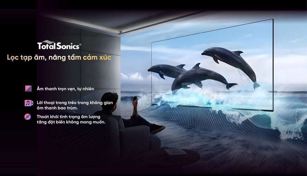 TotalSonic Tivi QD-MiniLED 4K Coocaa 75 Inch 75V75