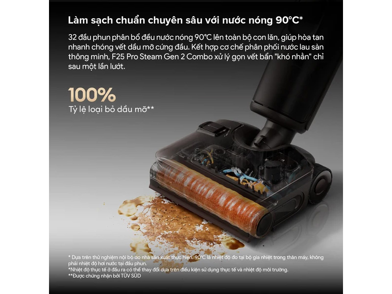 Máy hút bụi cầm tay Roborock F25 Pro Steam