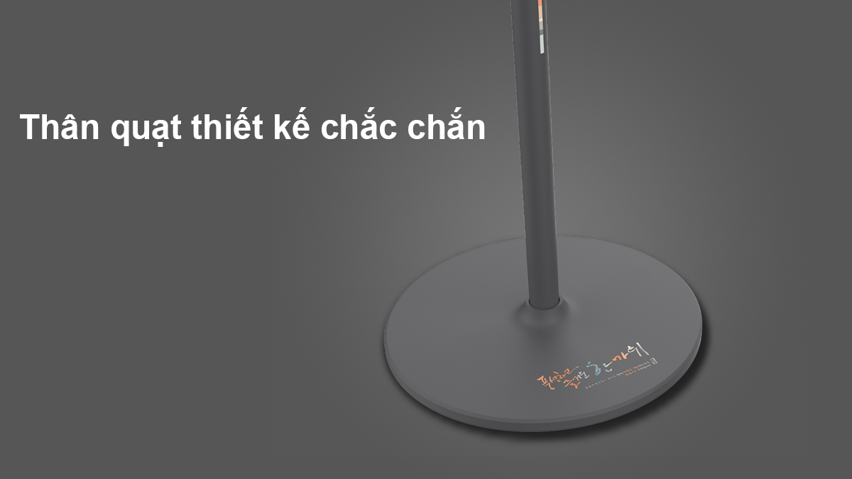 Thân quạt Hawonkoo FDH-012-SPEED24-GR thiết kế chắc chắn