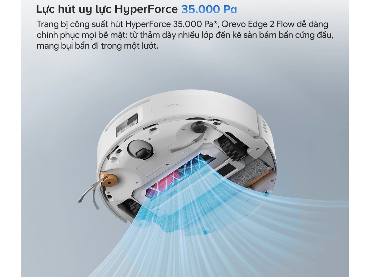 Robot hút bụi lau nhà Roborock Qrevo Edge 2 Flow