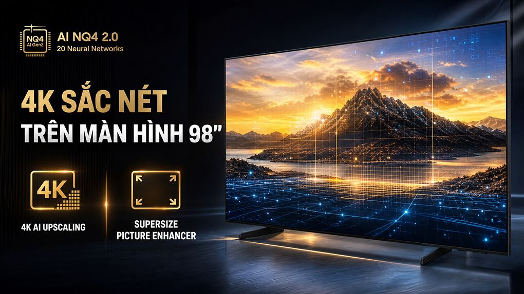 Smart Tivi Crystal UHD Samsung 4K 98 inch UA98U9500H - Công nghệ hình ảnh