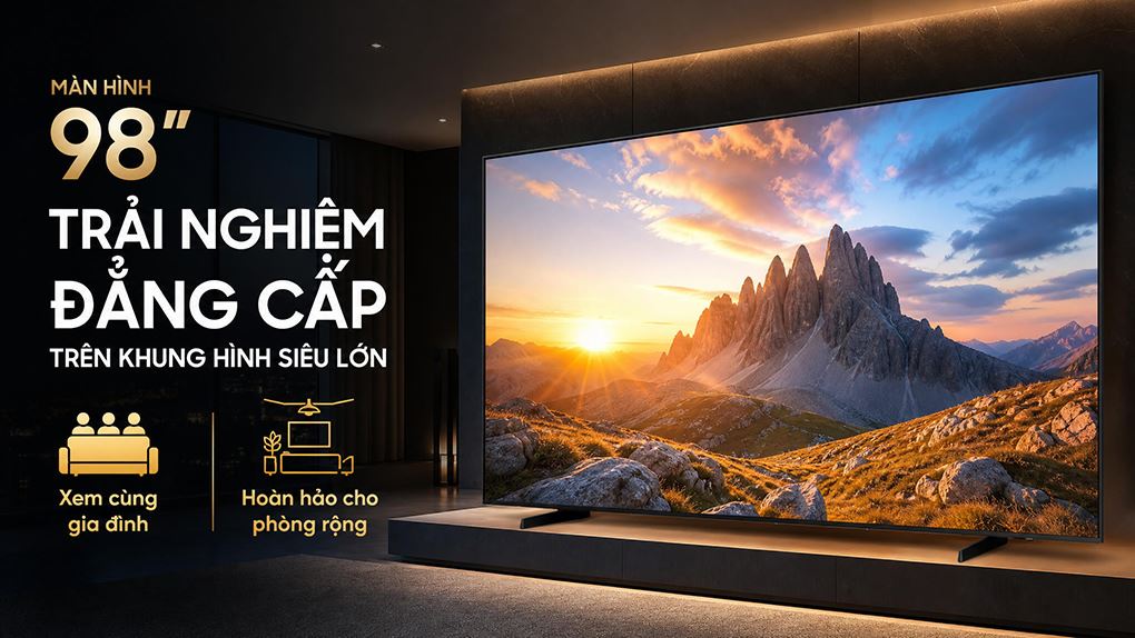 Smart Tivi Crystal UHD Samsung 4K 98 inch UA98U9500H - Thiết kế