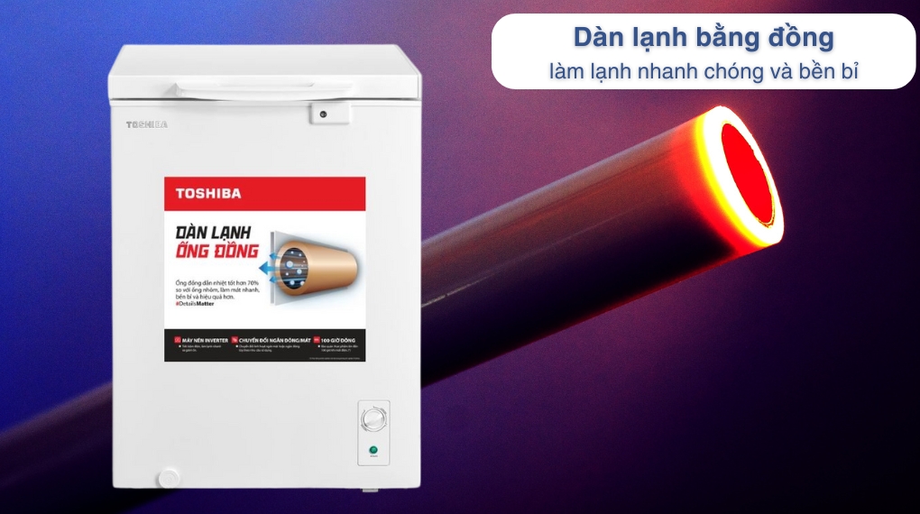 Tủ đông Toshiba Inverter 143 lít GR-RC185CM-PMV(01) - Công nghệ làm lạnh